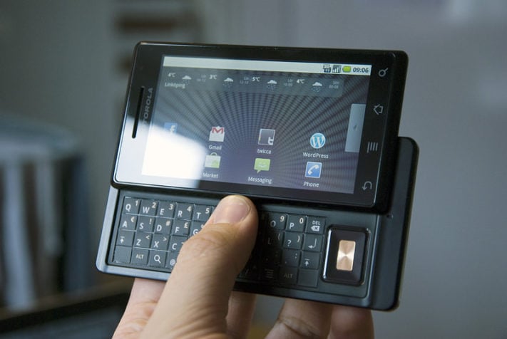 Test av Motorola Milestone