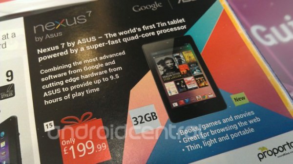 32GB-variant av Nexus 7 släpps snart i England [Notis]