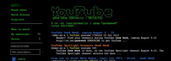 Påskägg på YouTube i samband med Geek Week