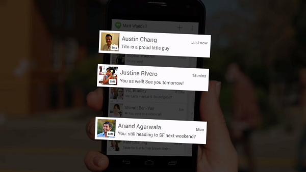 Hangouts får stöd för SMS och animerade GIF-bilder