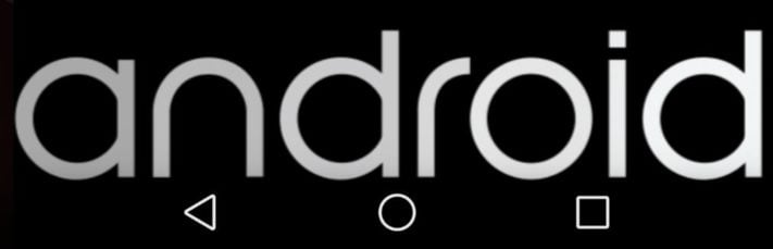 Skärmdumpar från Android L på Nexus 7 2013, inklusive Androids nya logotyp