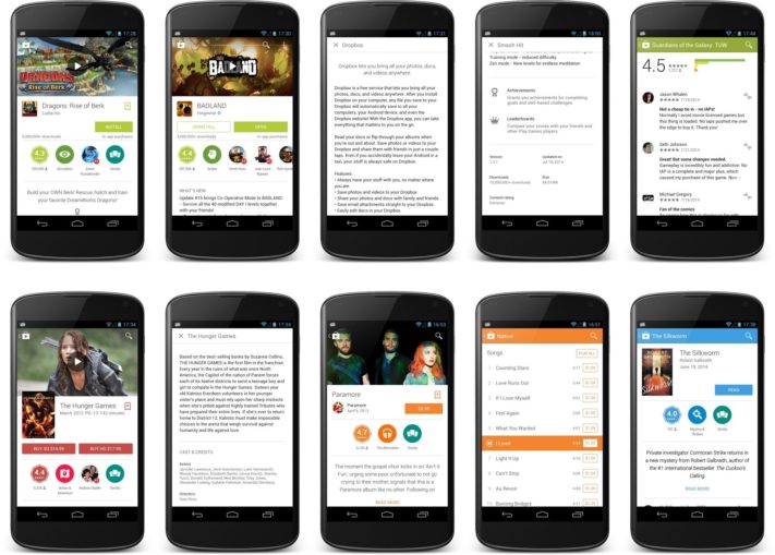 Google ändrar designen för Play Store-appen