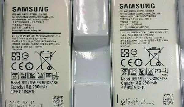 Ytterligare indikationer på att Galaxy S6 får 2600mAh-batteri
