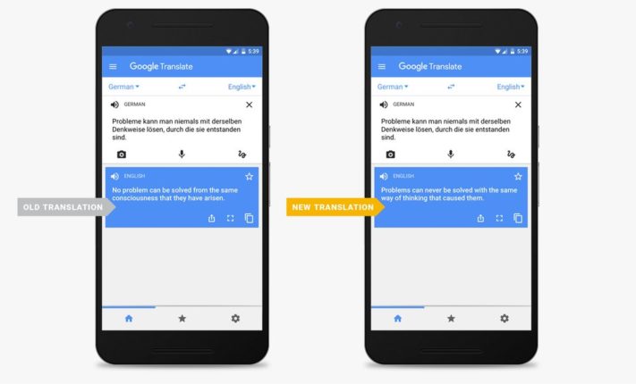 Google Translate börjar utnyttja neuronnät för utvalda språk