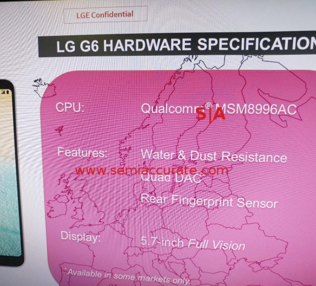Rapport: Snapdragon 835 hade försenat LG G6 till maj-juni