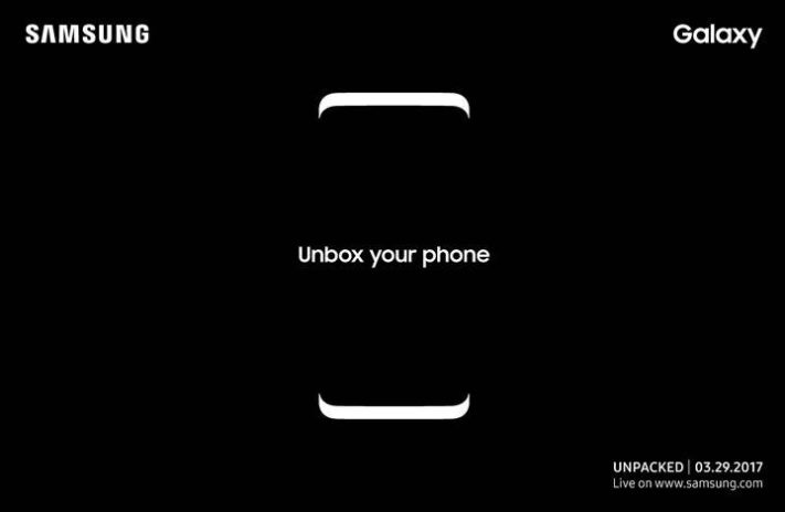 Samsung Galaxy S8 presenteras 29 mars