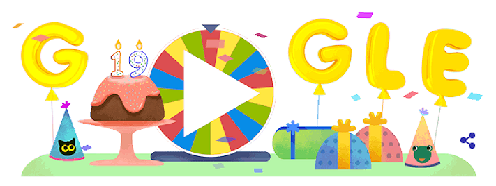 Google firar 19 år genom 19 olika Doodle-spel