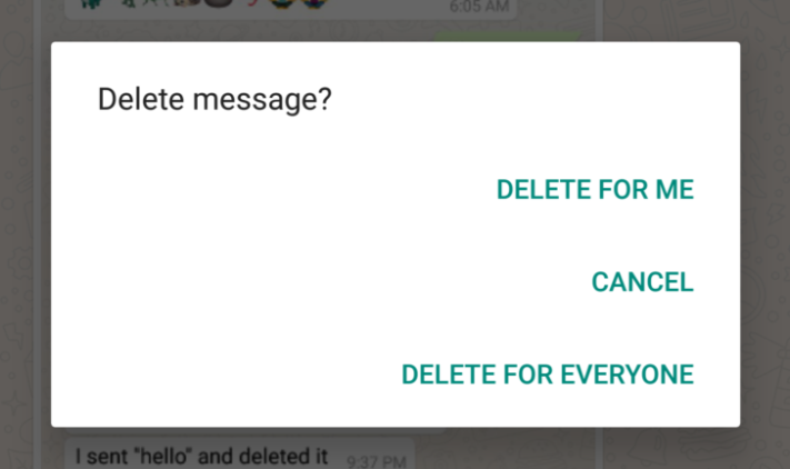 WhatsApp får funktion för att radera skickade meddelanden för alla parter