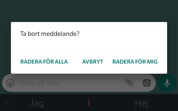 WhatsApp utökar tidsgränsen för att radera skickade meddelanden till över en timma