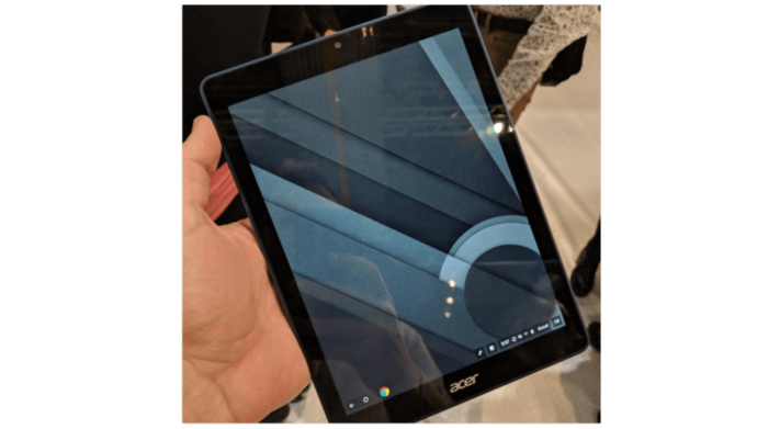 Är det här första plattan med Chrome OS?