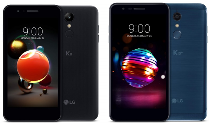 LG introducerar K8 och K10, visas upp under MWC