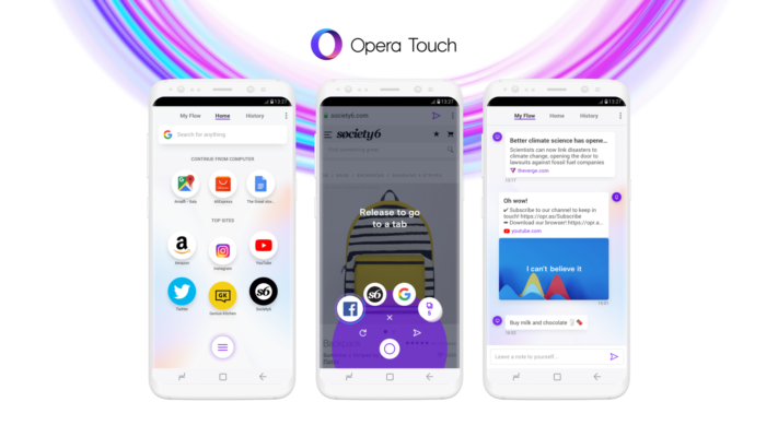 Opera släpper helt nya webbläsaren Touch för Android – kommunicerar med PC-klienten