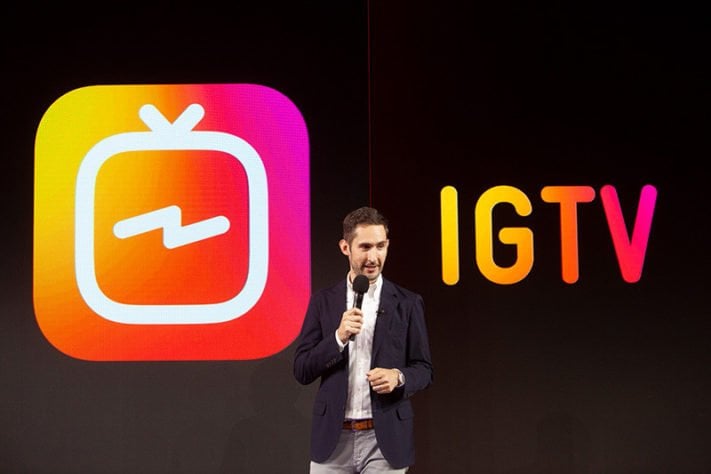 Instagram presenterar videotjänsten IGTV, erbjuder upp till timslånga vertikala videor