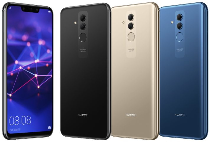Pressbilder på Huawei Mate 20 Lite hamnar på webben