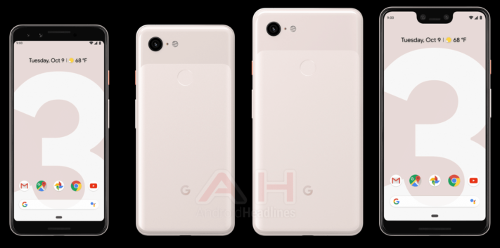 Här är Google Pixel 3 i färgen ”Sand” (rosa)