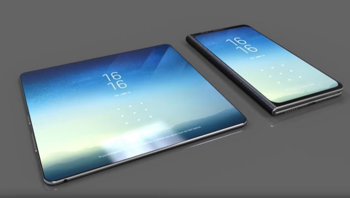 Rykten om Samsungs vikbara smartphone, sägs vara 7,29” utfälld