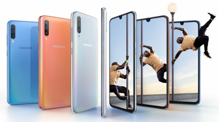 Samsung lanserar 6,7-tumstelefonen Galaxy A70