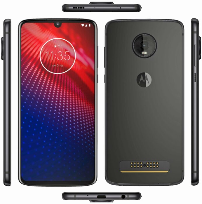 Pressbild på Motorola Moto Z4