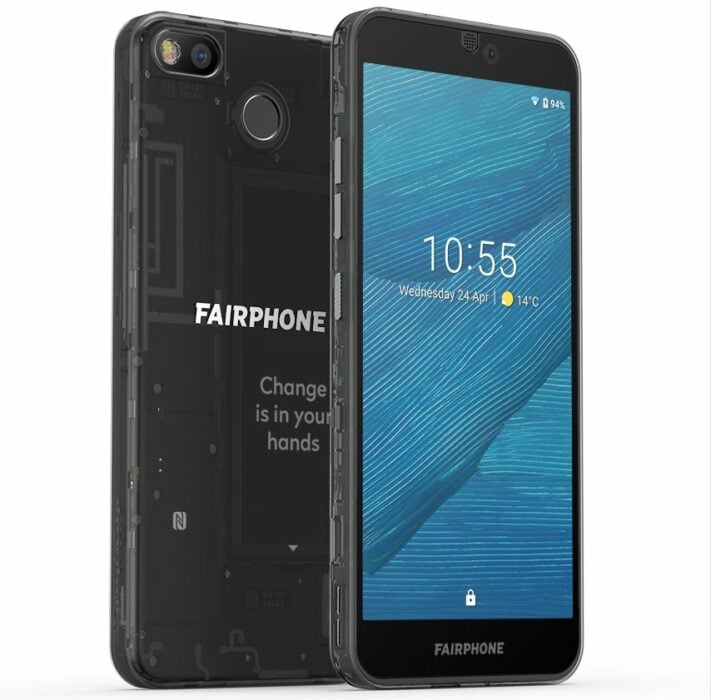 Fairphone 3 går nu att köpa med EOS, utan Google-tjänster