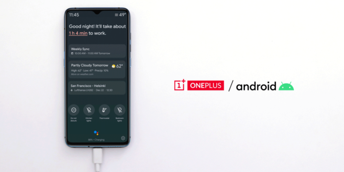 OnePlus-telefoner börjar stödja standbyläget i Google-assistenten