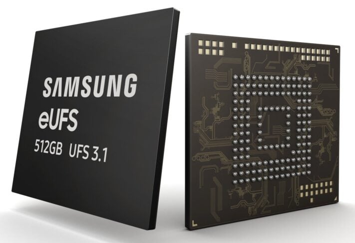 Samsung börjar massproducera supersnabb eUFS 3.1-lagring