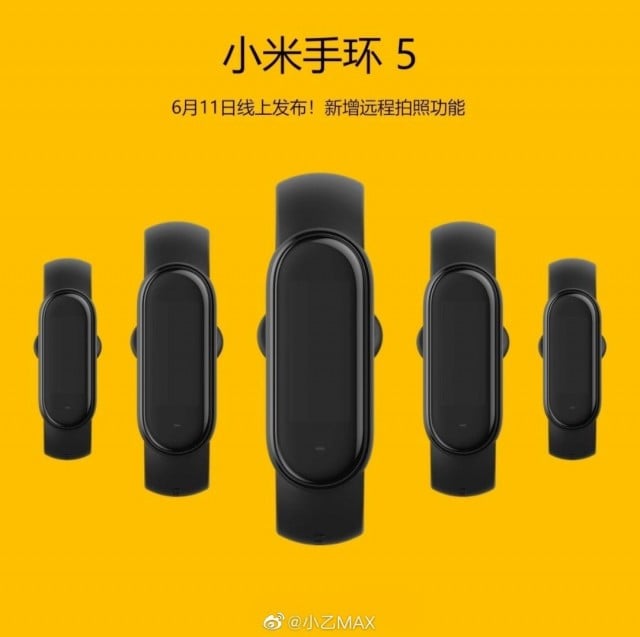 Xiaomi presenterar aktivitetsarmbandet Mi Band 5 elfte juni