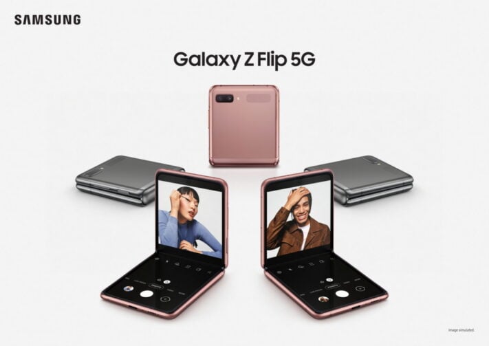 Samsung presenterar 5G-version av Galaxy Z Flip