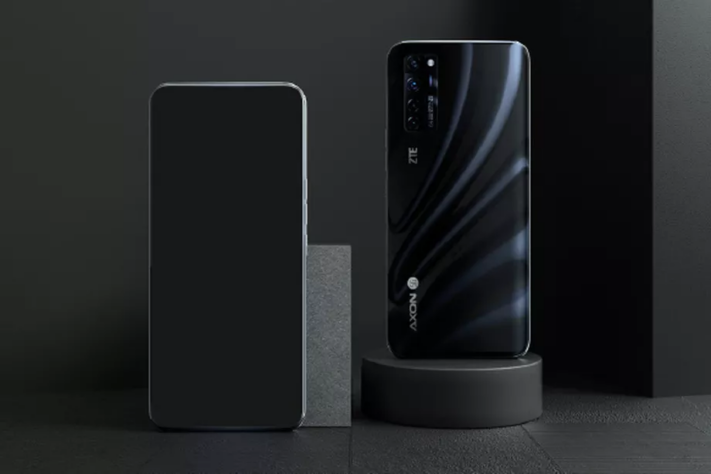 ZTE delar pressbild på Axon 20 5G med skärmkamera