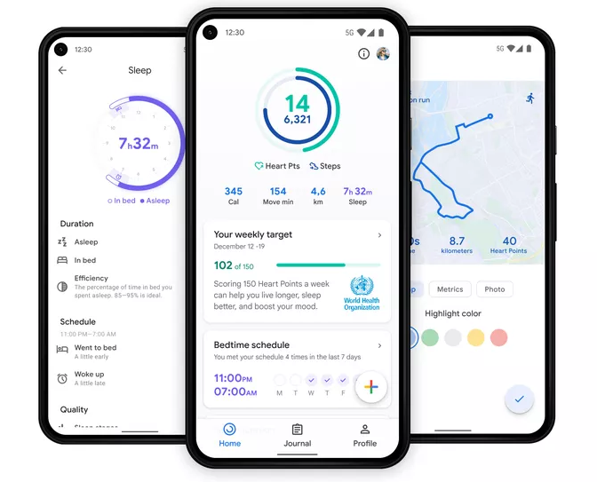 Googles hälsoapp Fit får nytt gränssnitt med bättre översikt