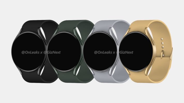 Rykte: Renderade bilder visar designen för Galaxy Watch Active 4