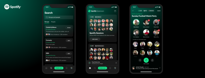 Spotify släpper Clubhouse-utmanaren Greenroom