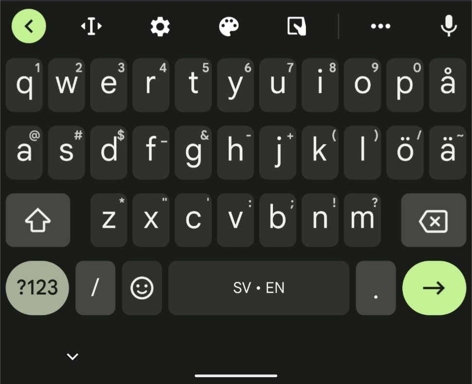 Gboard får ny design med accentfärger från temat i Android 12