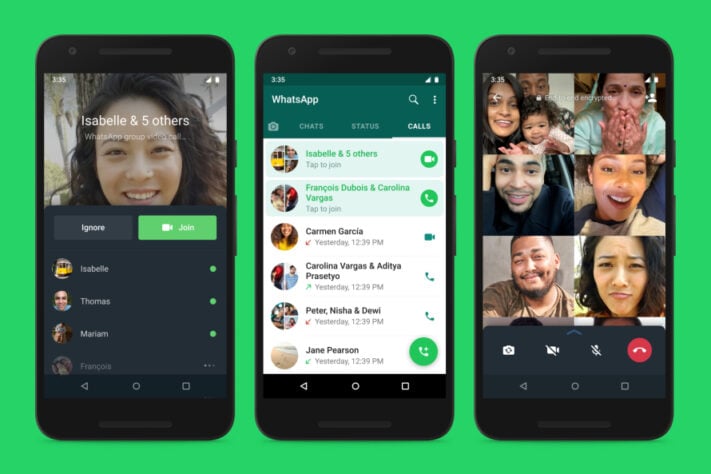 WhatsApp låter användare delta i gruppsamtal efter att de börjat
