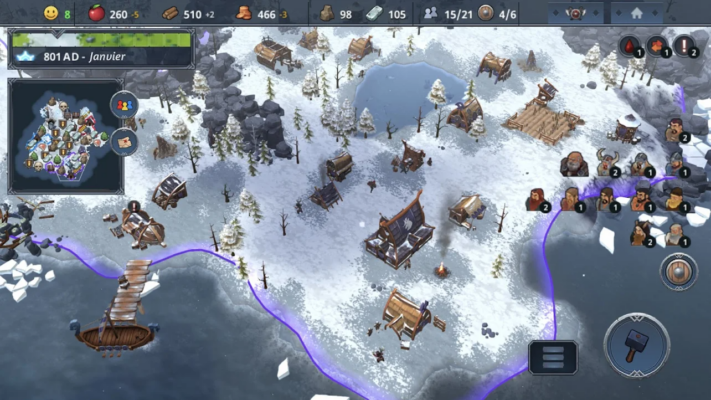 Strategispelet Northgard släpps för Android