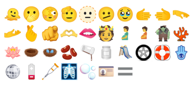 Unicode 14 inkluderar 37 helt nya emojis